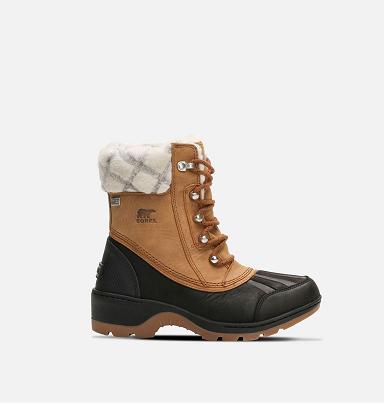 Sorel Whistler Womens Boots Brown,Black - Snow Boots NZ5806923